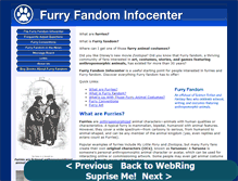 Tablet Screenshot of furryfandom.info